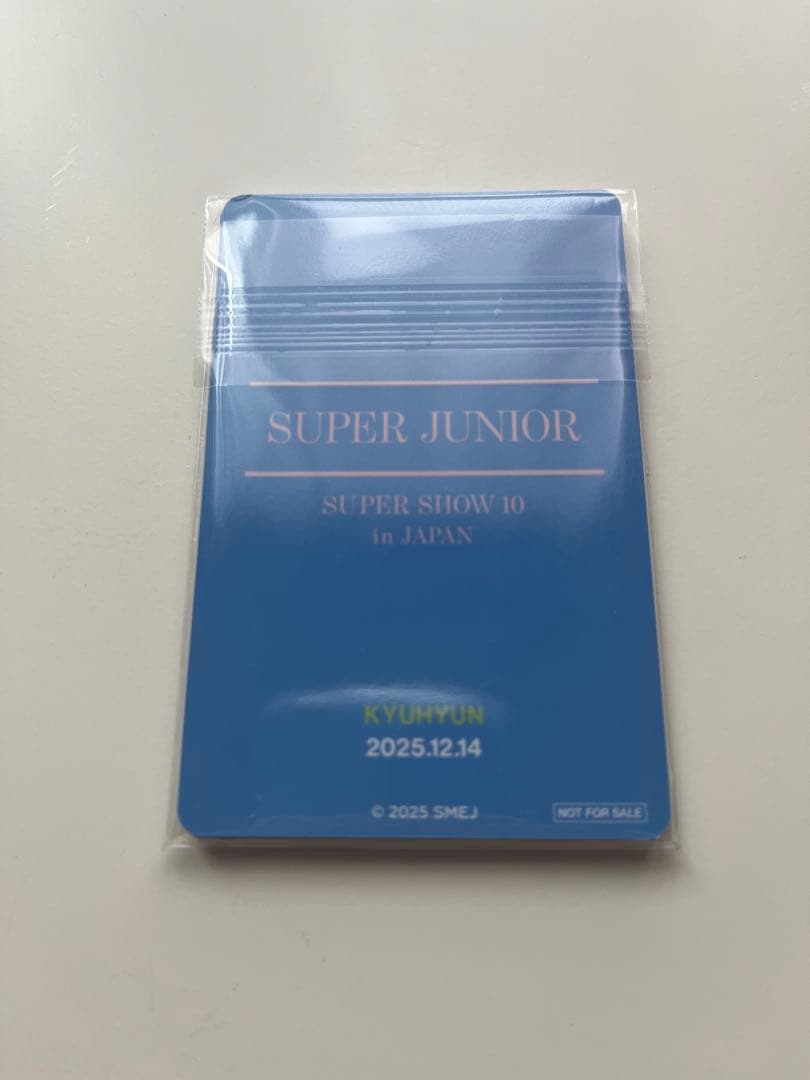 SuperJunior アップグレード特典 トレーディングカード　スパショ10