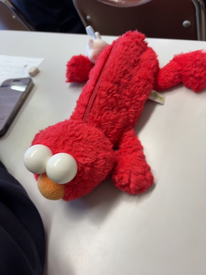 エルモ ぬいぐるみ　筆箱