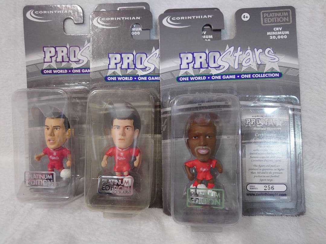 ジェラード他　リバプール3体セット【コリンシアン　プロスターズ　プラチナム】