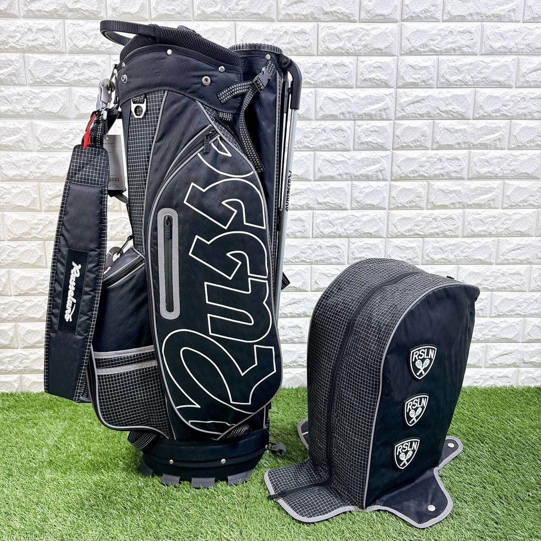 新品未使用 Russeluno ラッセルノ　キャディバッグ　スタンドバック 黒