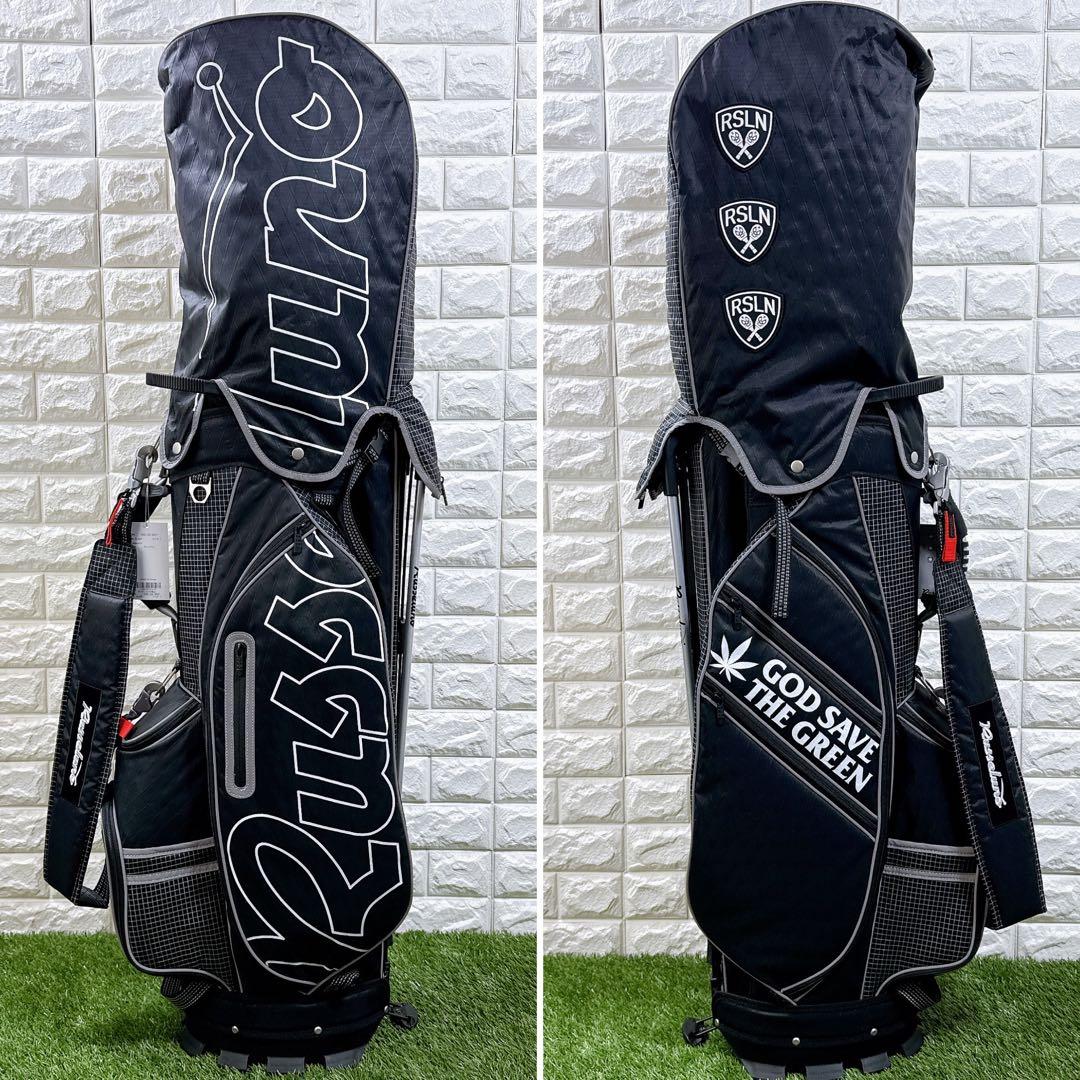 新品未使用 Russeluno ラッセルノ　キャディバッグ　スタンドバック 黒