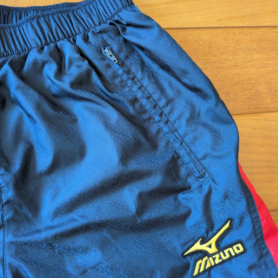 ［ミズノプロ］侍ジャパンモデルウィンドブレーカー上下 サイズ0 ネイビー/レッド