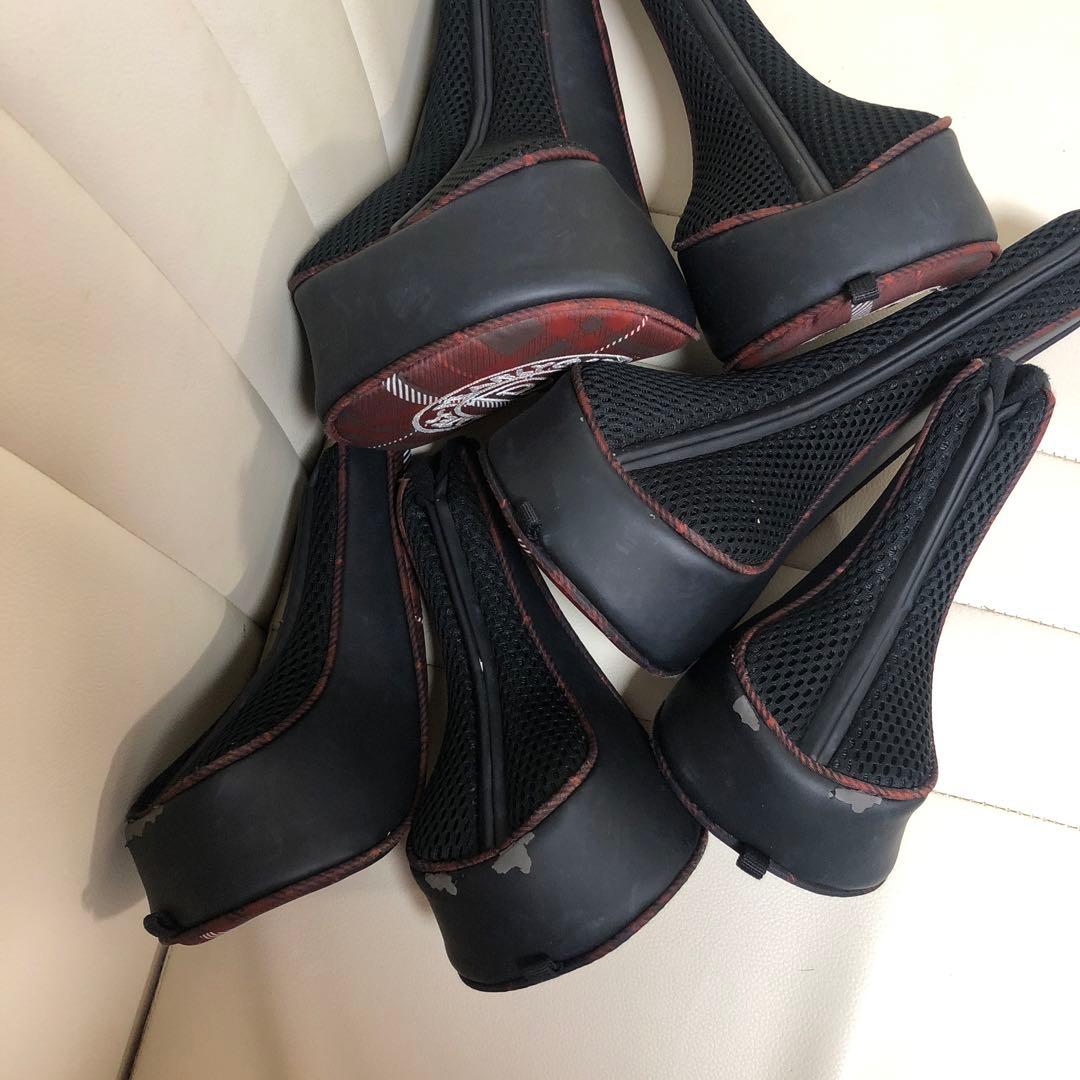 PEARLY GATES チェック柄 キャディバッグ　ヘッドカバー8点