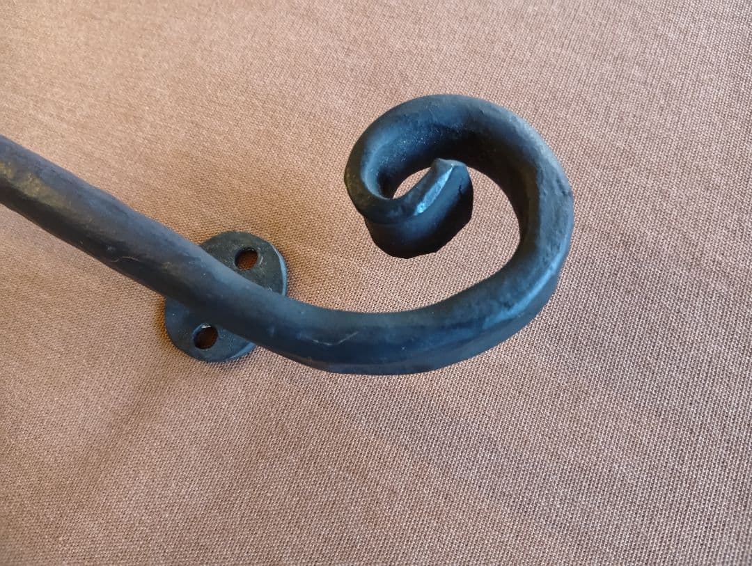 ハンドメイド　鉄製　ドアノブ　日本製