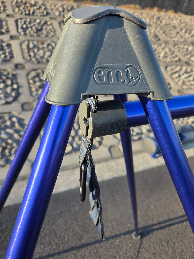 【美品】eno ノマド ハンモックスタンド 自立式 折りたたみ コンパクト