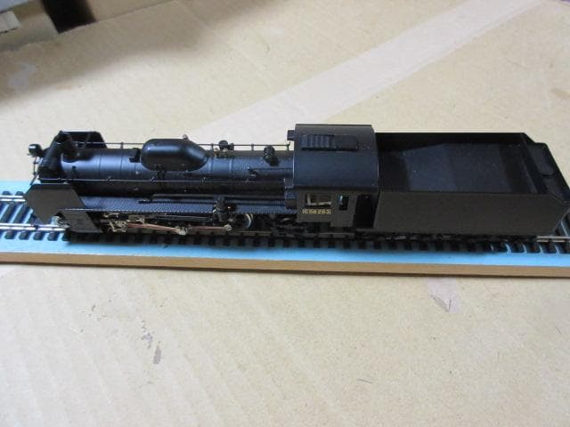 C58形 蒸機機関車 208号機　HOゲージ（金属製・宮沢模型製)