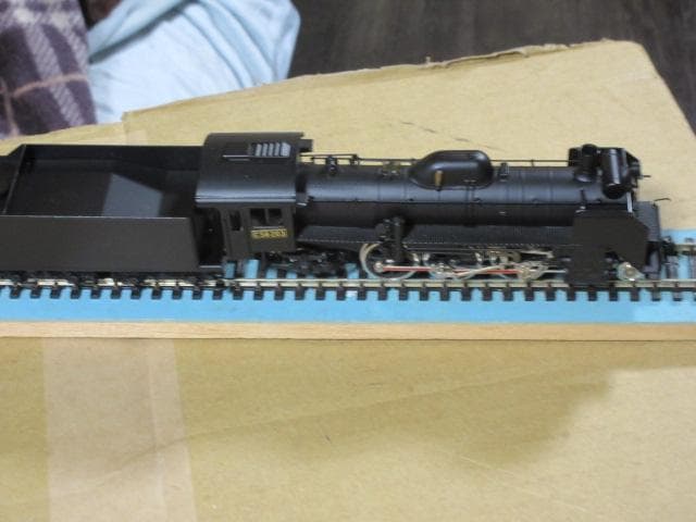 C58形 蒸機機関車 208号機　HOゲージ（金属製・宮沢模型製)