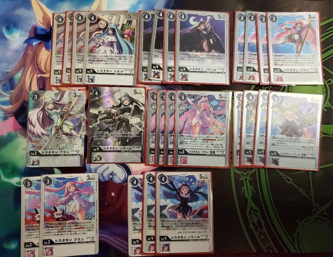 デジモンカードゲーム ジエスモン 高レアデッキ+デッキパーツ大量セット