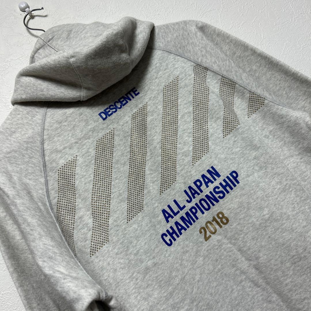 【希少品】2018福井国体DESCENTE デサント パーカー　バレー