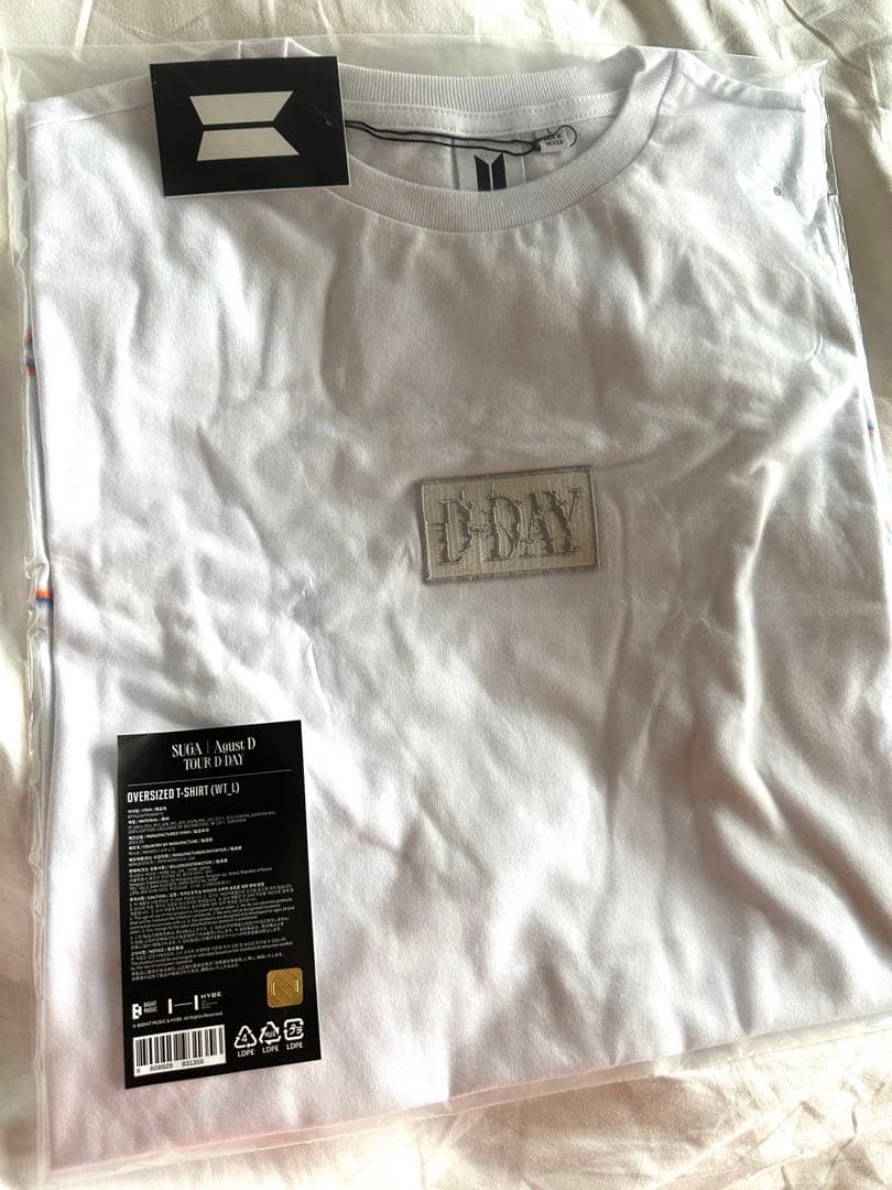 ユンギ 着用　SUGA Agust D D-DAY TシャツUS限定ver.