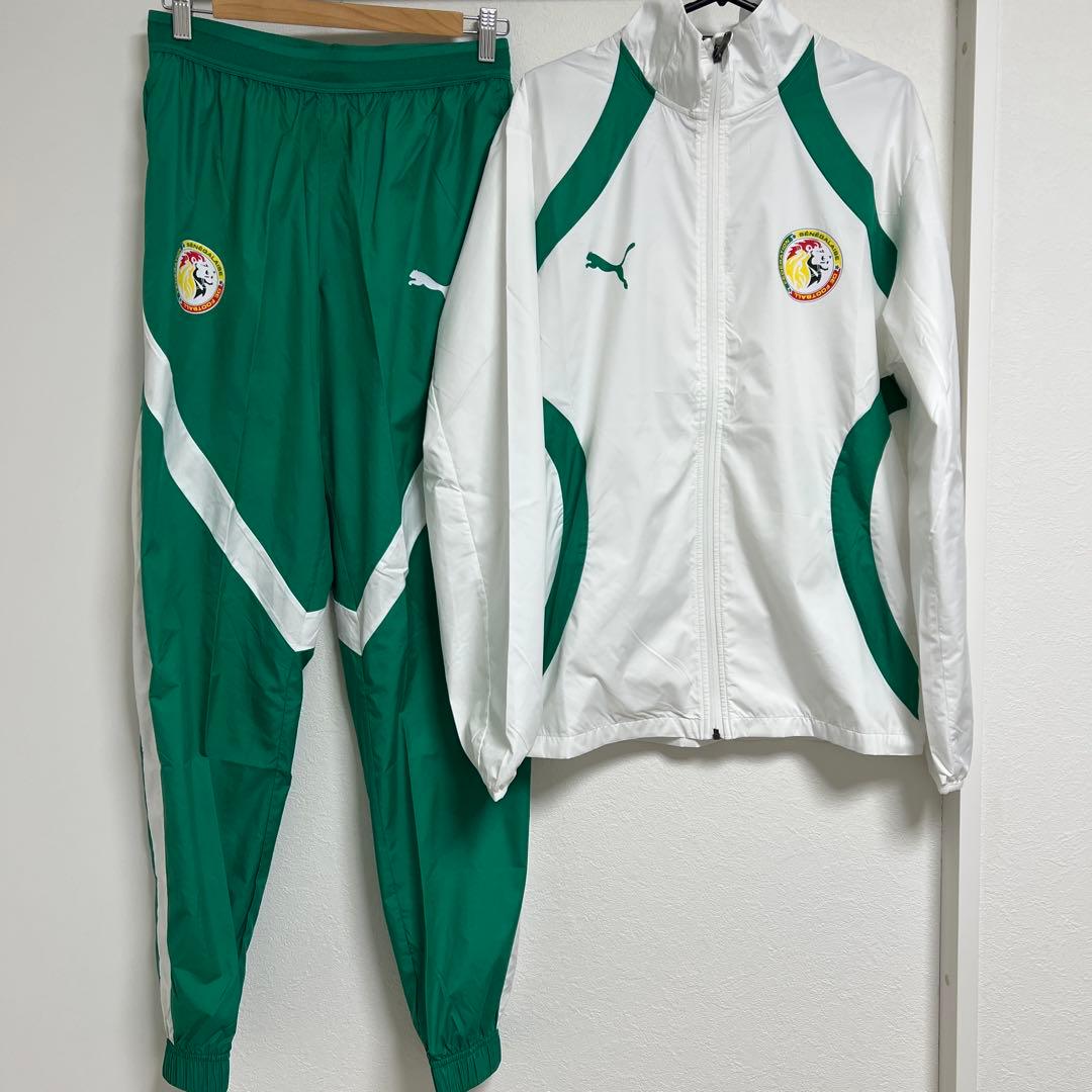 PUMA プーマ メンズ サッカー セネガル プレマッチ ウーブン セットアップ