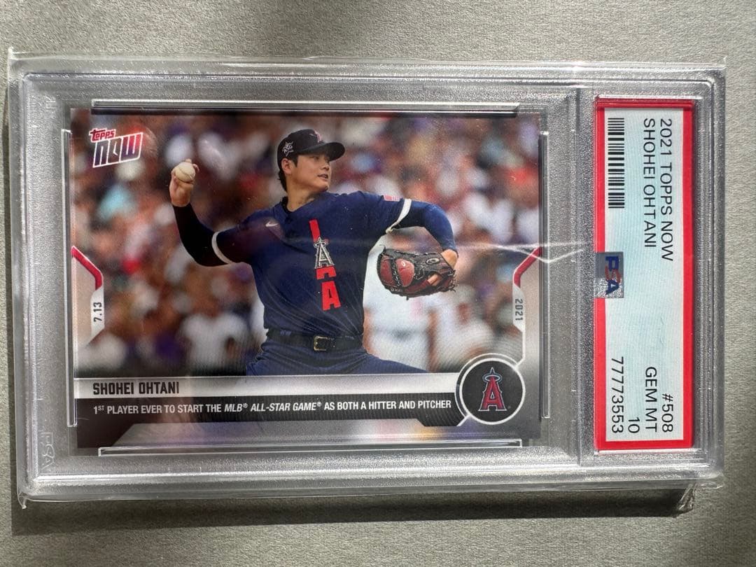 【PSA10】大谷翔平　オールスター選出　二刀流出場