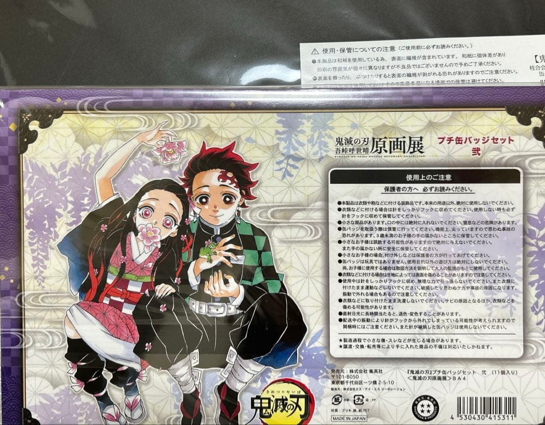 鬼滅の刃 柱合会議編 蝶屋敷編 缶バッジセット 原画展プチ缶バッジセット