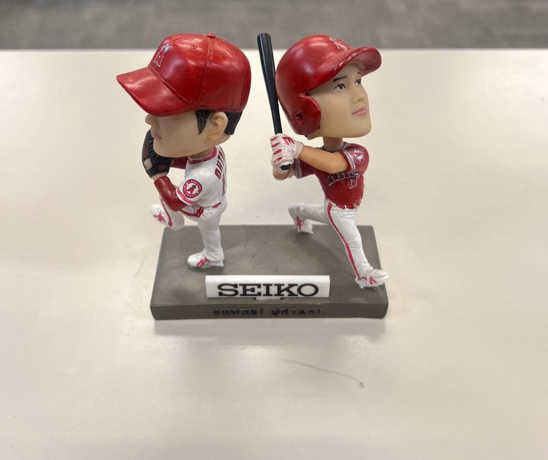 【非売品】大谷翔平 SEIKO 二刀流 ボブルヘッド フィギュア
