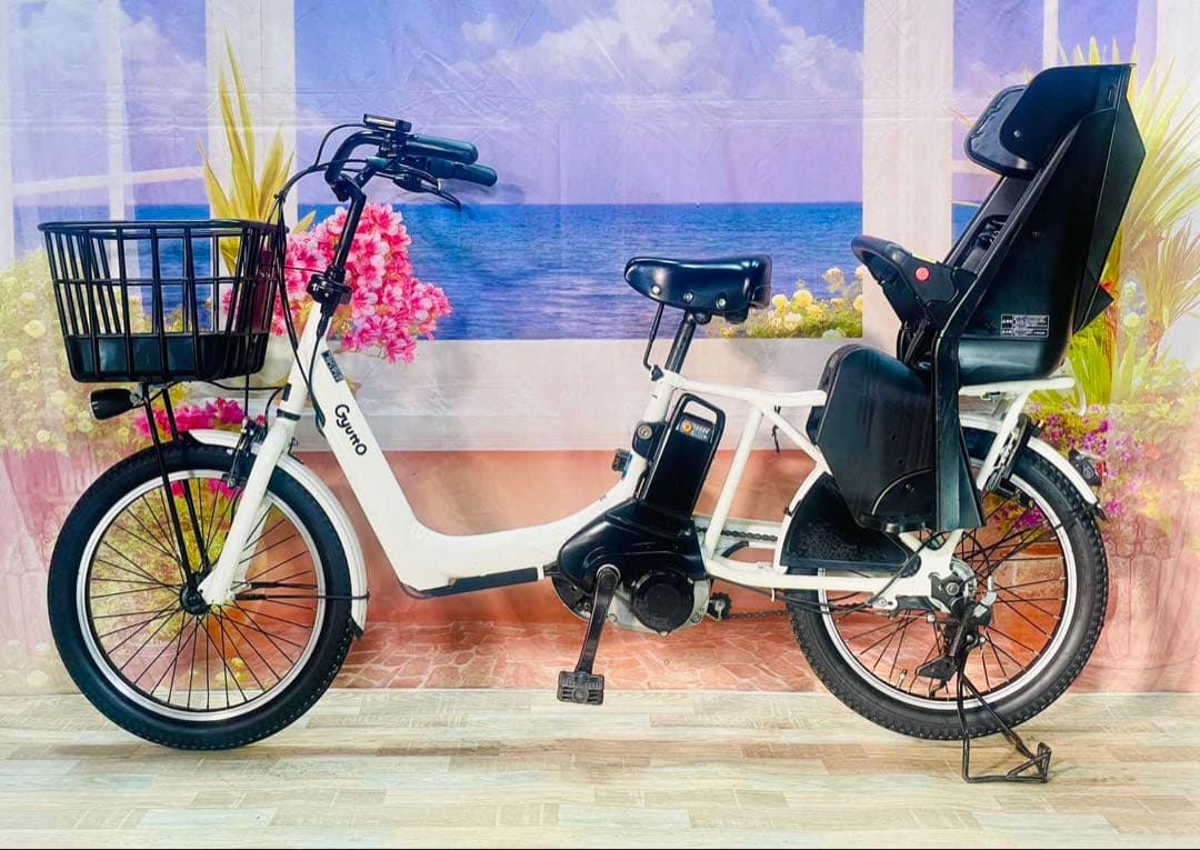 ギュットアニーズ2019年⭐️16AH！子供乗せ電動アシスト自転車Y3271