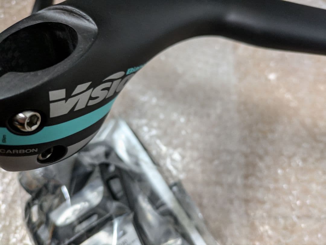 新品　 ビアンキ　ビジョン　メトロン　5D ハンドル　チェレステ 110 420