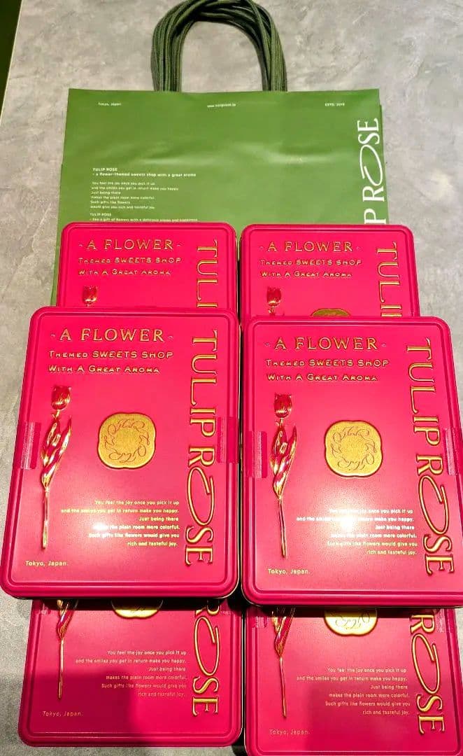 ６箱まとめ売り【未開封】チューリップローズ ショコラ・フルコース6個入り　缶