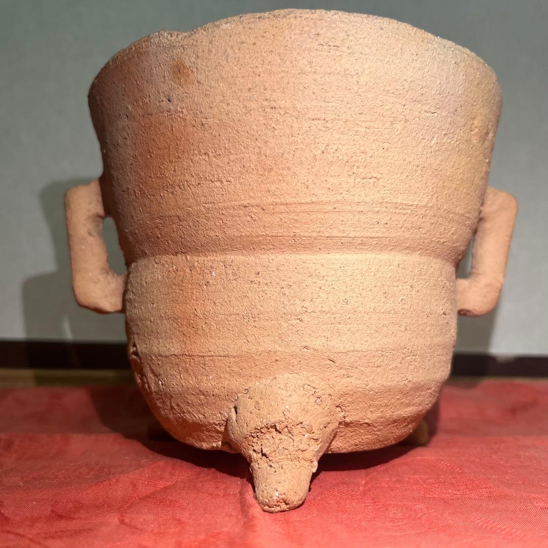 鈴*木様 煎茶道具　炉　鬼面地小爐　一方堂造