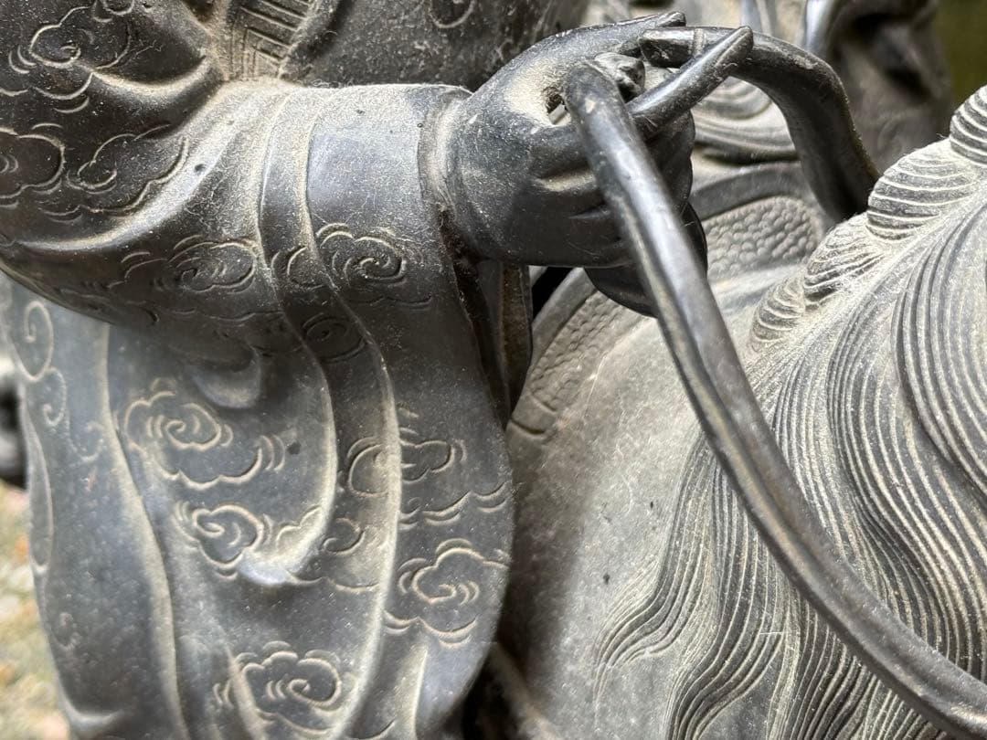 ‼️最後の値段‼️リサイクルFORT必見‼️4/14⑨‼️唐人乗り支那馬図‼️銅製香炉‼️