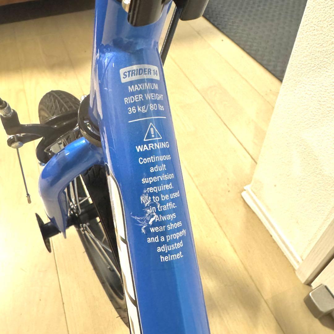 (極美品)STRIDER ストライダー　14X バランスバイク　ブルー