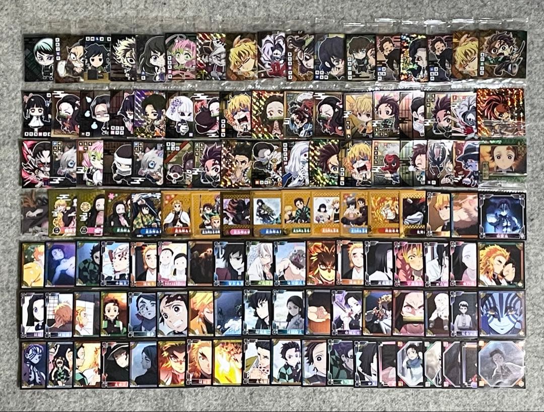 鬼滅の刃 紙類 薄物 550枚以上 まとめ売り 大量 箔押し レア 非売品