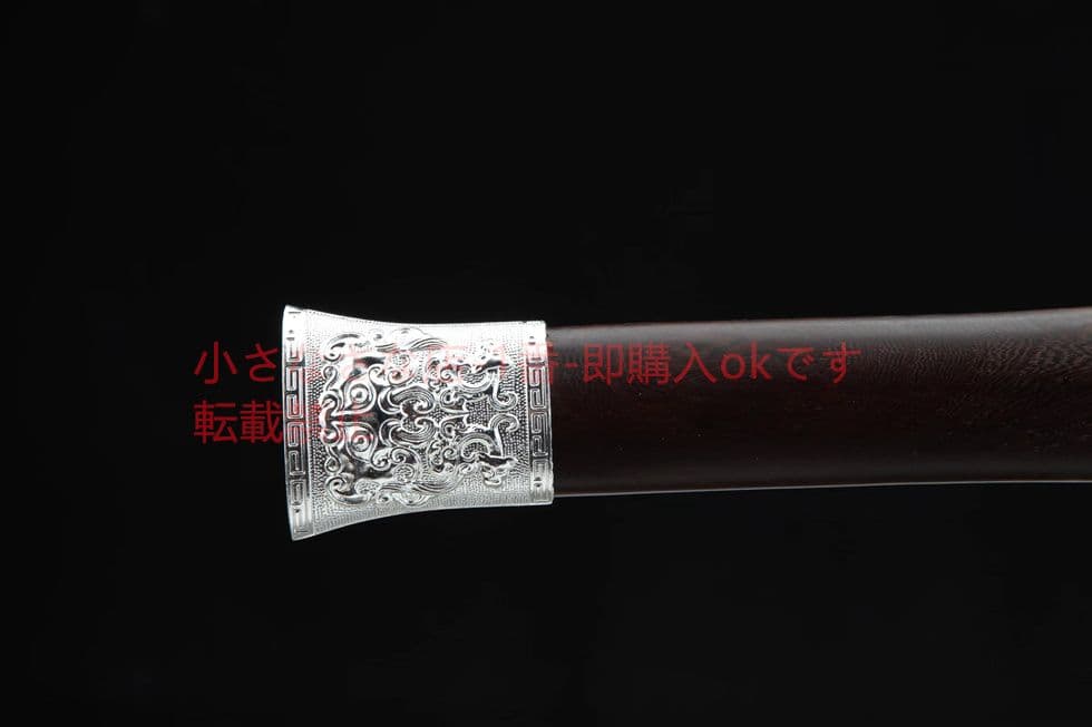 20寸合金銀色龍魂漢剣 古兵器   武具　刀装具　日本刀　模造刀   居合刀