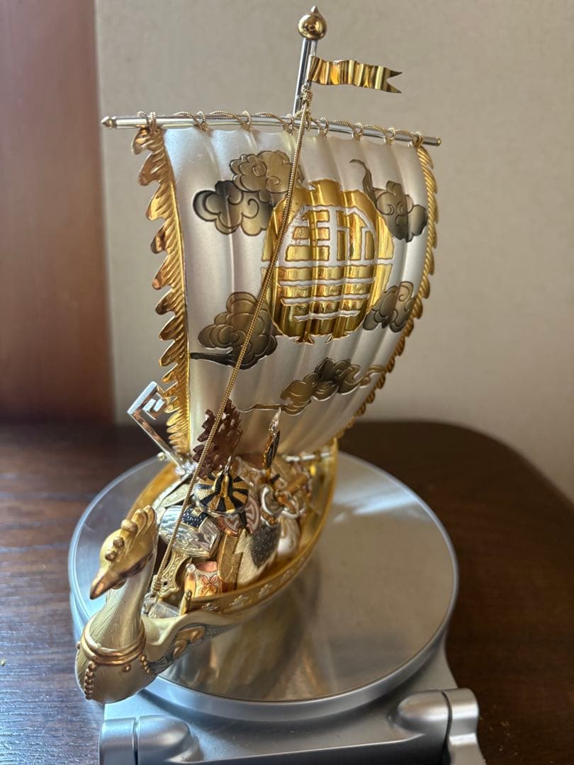 銀製　武比古　宝船 346g