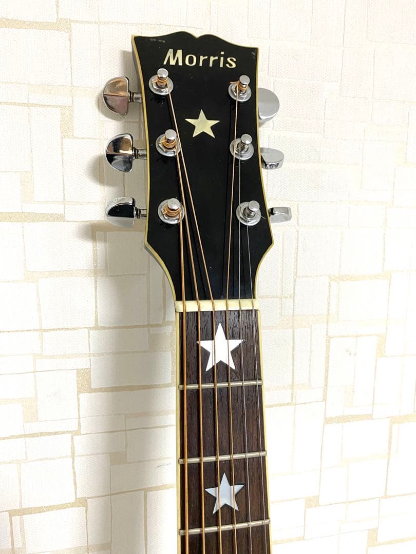 Morris WJ-50 モーリス アコースティックギター ハードケース付き