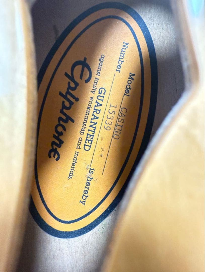 m*4様 CASINO 1991 エレキギター カジノ オレンジラベル ハードケ