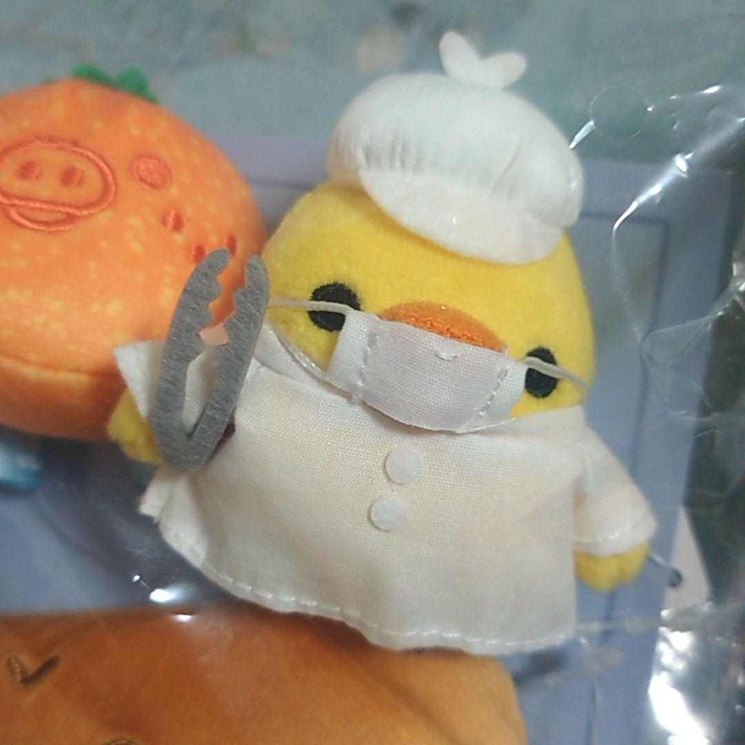 キイロイトリ学園　給食ぬいぐるみセット　キイロイトリ