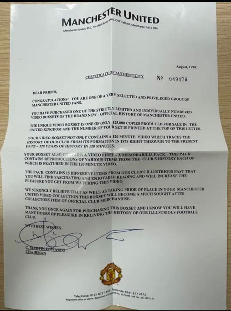 その他 Manchester United - The Official History