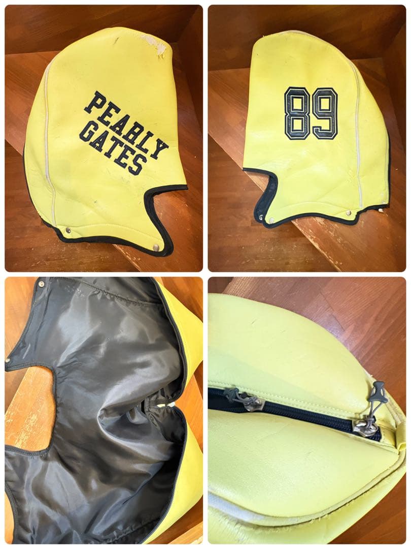 PEARLY GATES キャディバッグ ＆ヘッドカバーセット89 イエロー