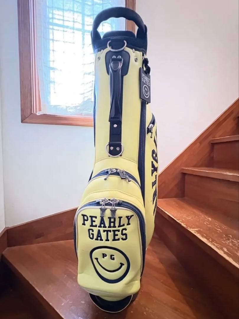 PEARLY GATES キャディバッグ ＆ヘッドカバーセット89 イエロー
