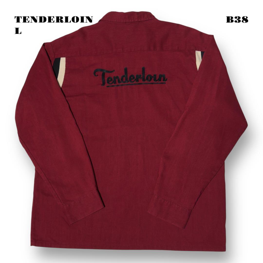 ★限定出品★ TENDERLOIN 長袖 シャツ ボーリング ボウリング 赤 L