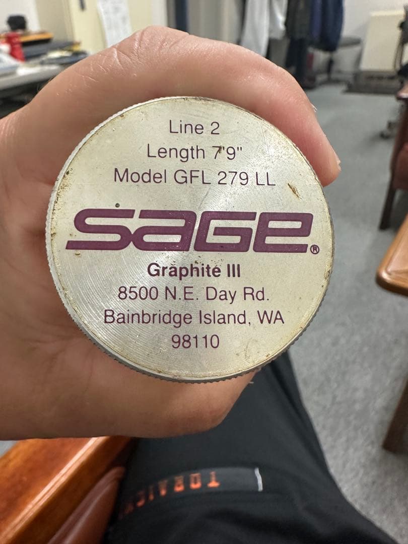 SAGE GFL 279 LL フライロッド 7'9\