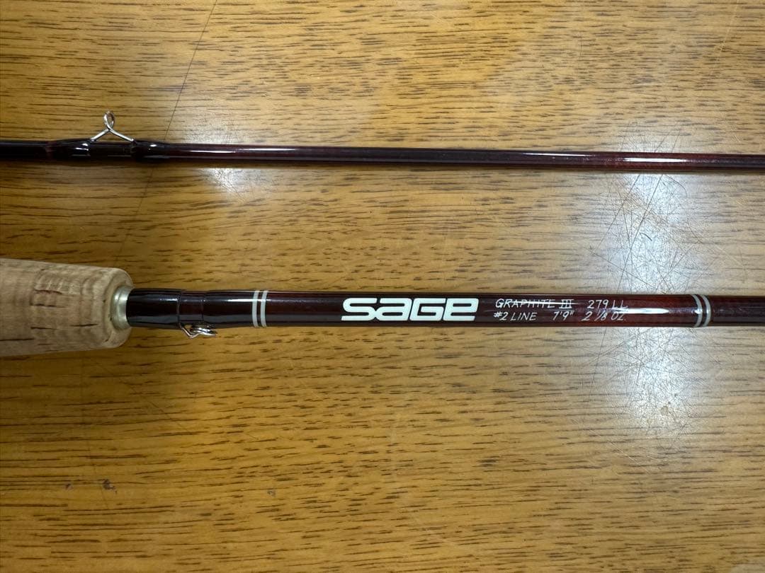 SAGE GFL 279 LL フライロッド 7'9\"