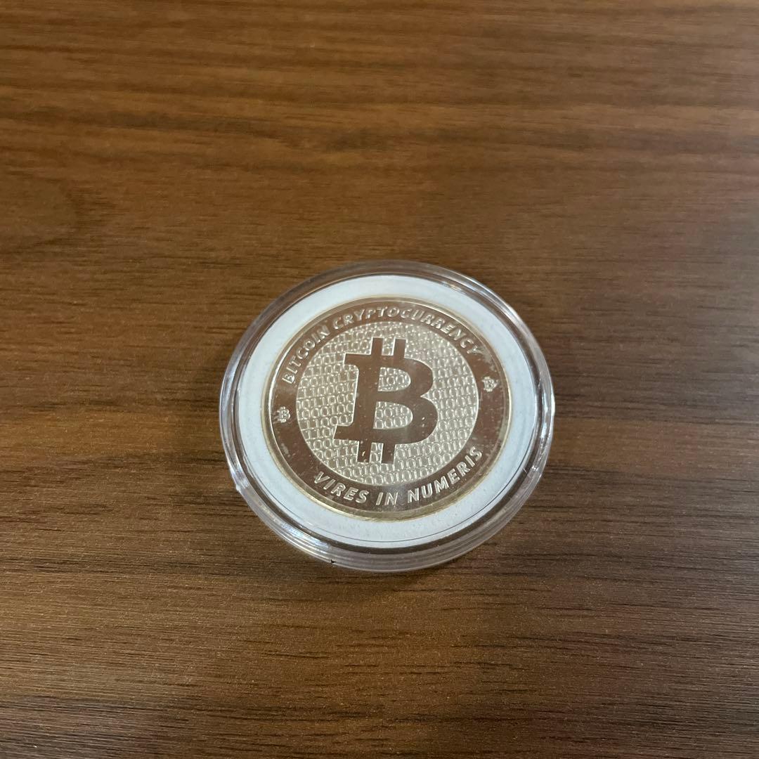 「ビット・BTC」（新品） 1オンス・シルバーメダル・銀貨1オンス