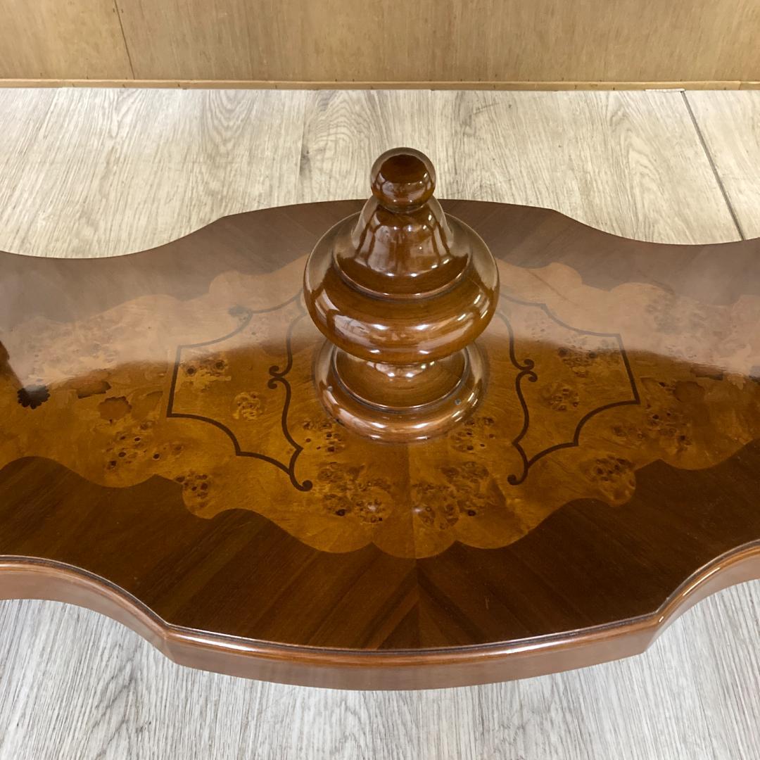 イタリア　象嵌　彫刻　大型ダイニングテーブル　200ｃｍ