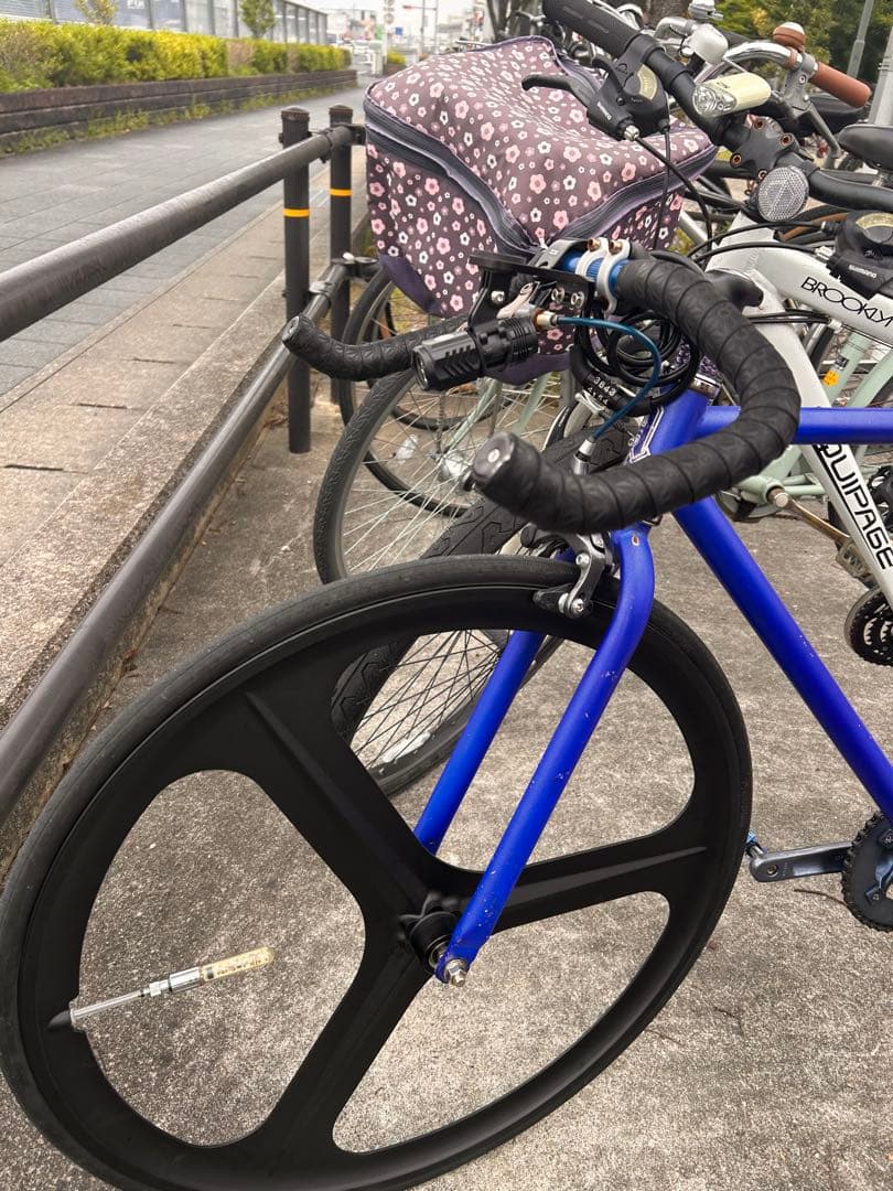 ピストバイク　フロントバトンホイール700c