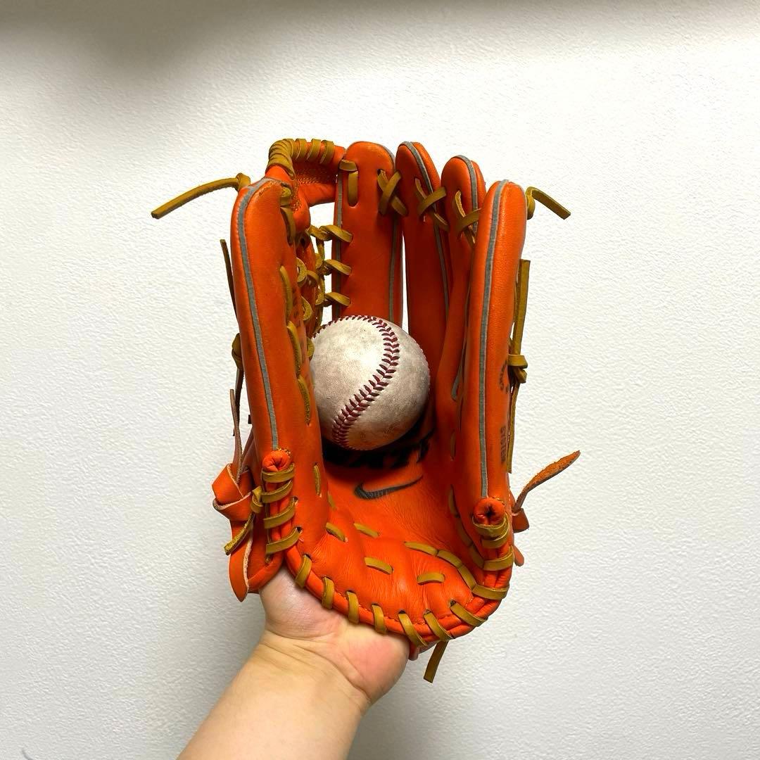 ナイキ ダイヤモンドレディ 型抜群 即戦力 極美品 軟式 外野手用グローブ