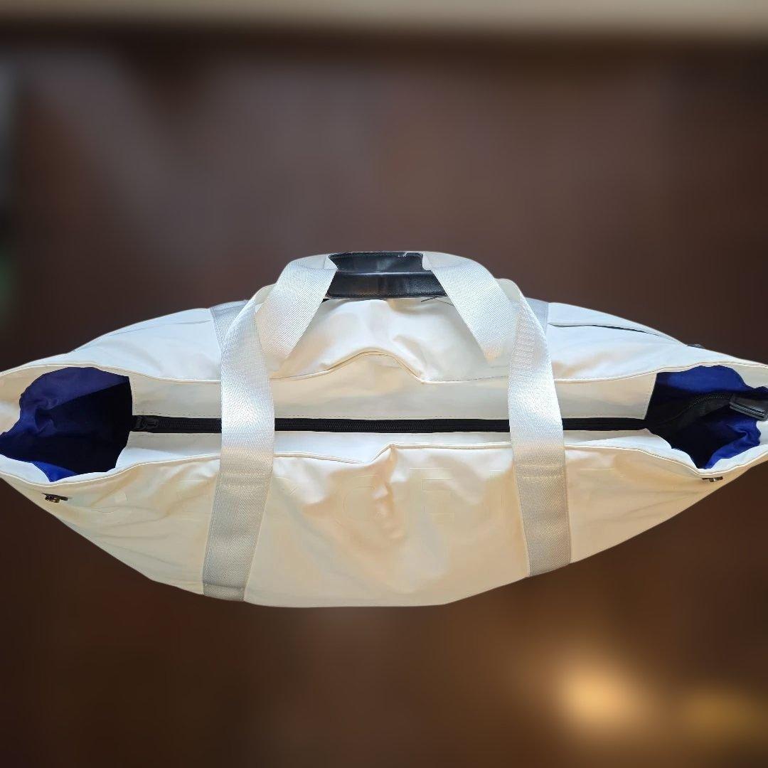 デサントゴルフ　ビッグトートバッグ　ロッカバック(男女兼用)デザイン白　[春夏]