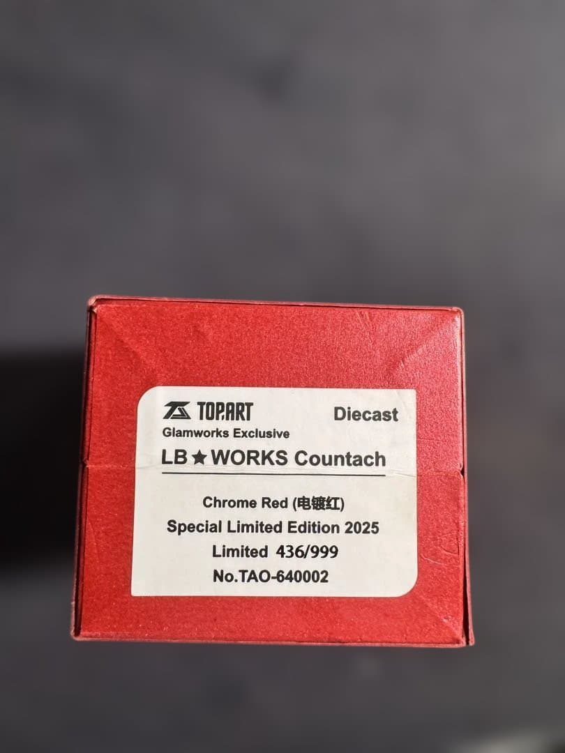 TOPART 1/64 LBWK chrome red 限定モデル436/999