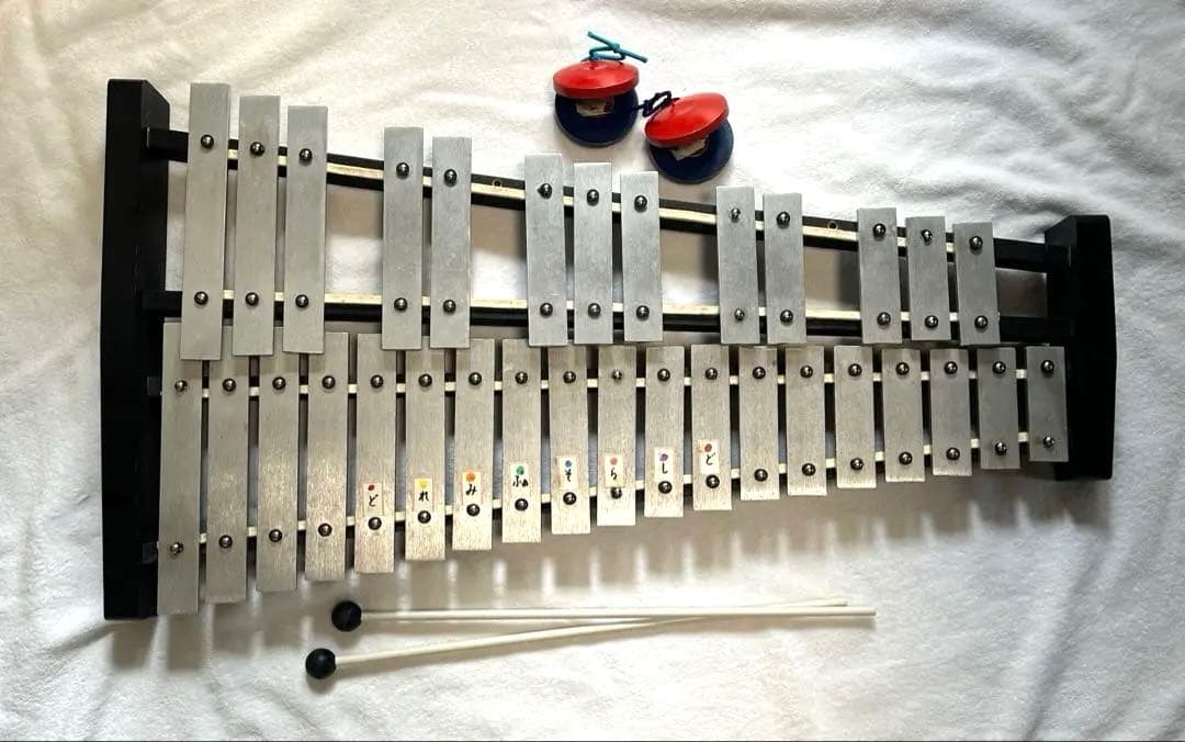 ZENON ゼンオン 226Z グロッケン 卓上鉄琴 元箱付属 マレット付