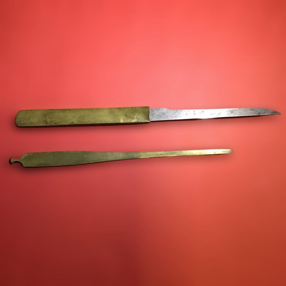 真田藩　松代造リ　短刀　小柄　笄　　江戸時代　刃穂在銘　　　　　　　S6