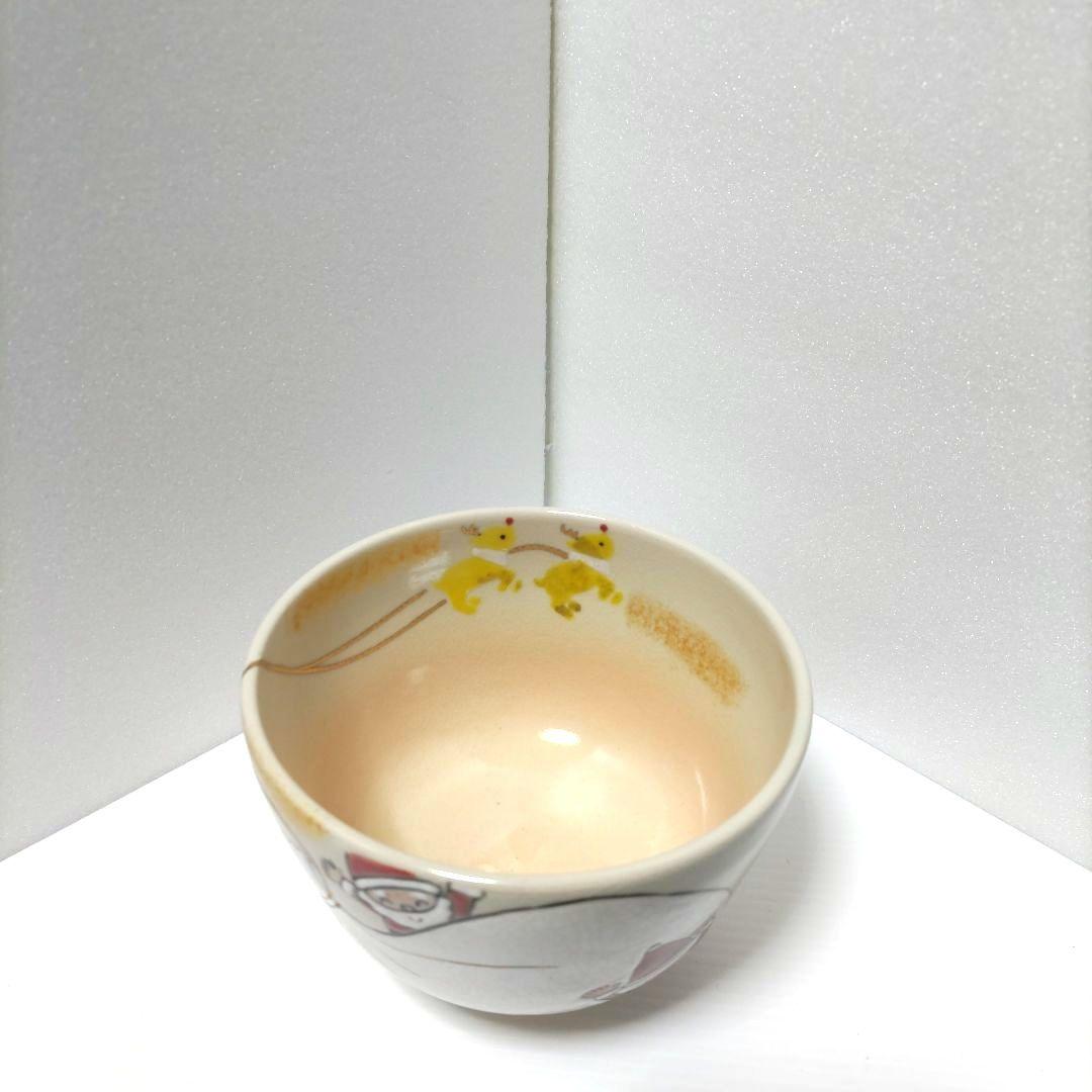 茶道具　茶碗　クリスマス　サンタクロース　プレゼント　加藤永真
