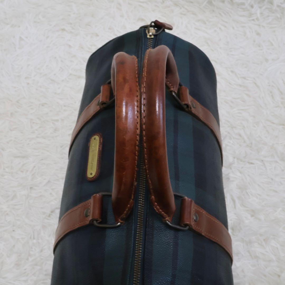 ポロラルフローレン　ボストンバッグ　チェック柄