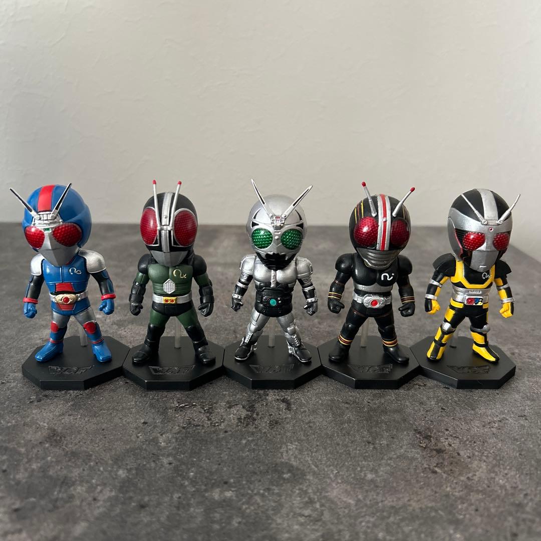 【美品】 WCF ワーコレ 仮面ライダーブラック シリーズ 5体セット