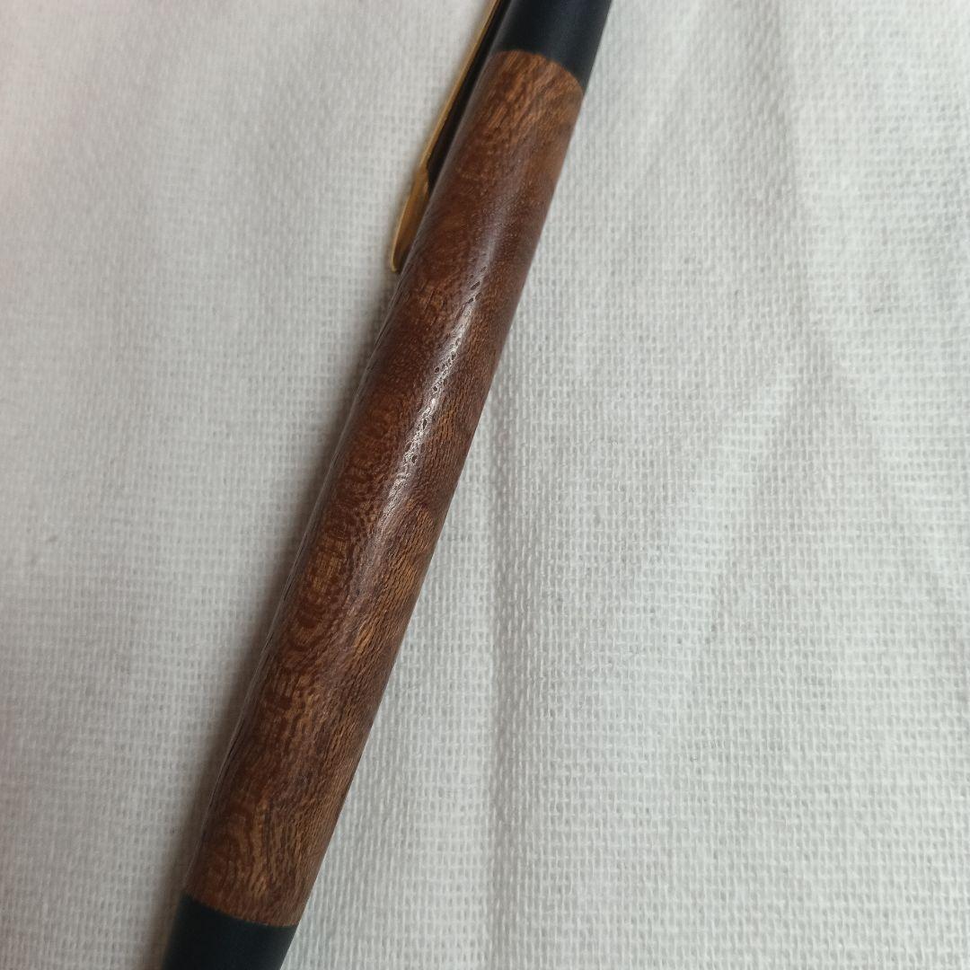 野原工芸　玉杢欅　スリムボールペン