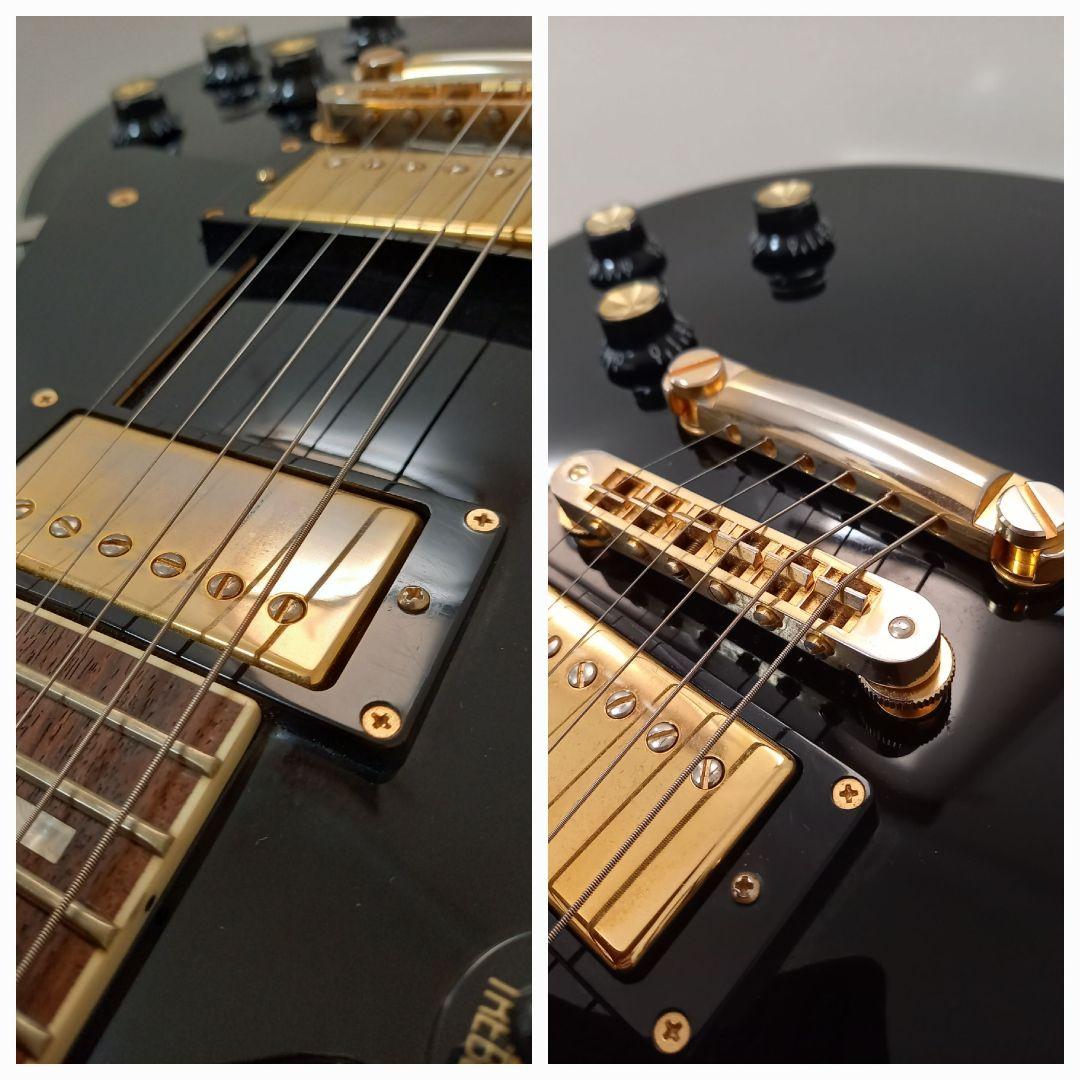 Laid Back レイドバック レスポールカスタムタイプ エレキギター 黒