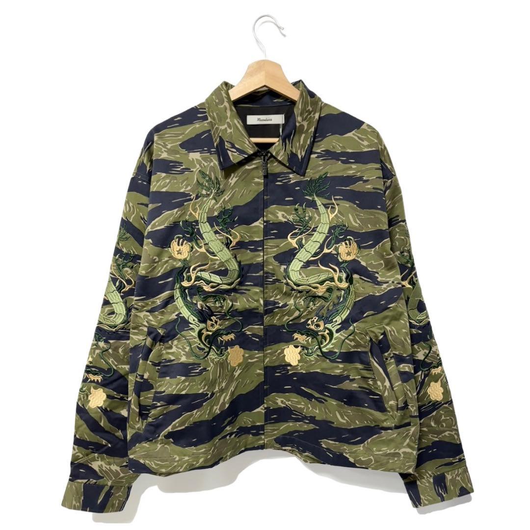 新品 ラッセルノ ゴルフ ドラゴン スーベニア ジャケット カモ L 5